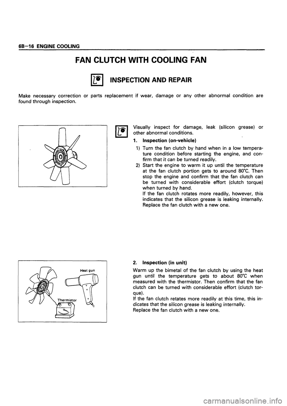 ISUZU DB SERIES 1993  Workshop Manual 