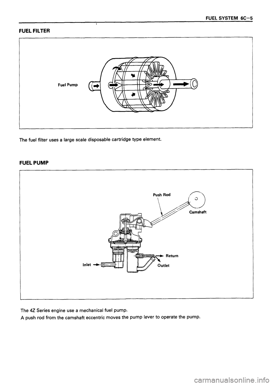 ISUZU DB SERIES 1993  Workshop Manual 