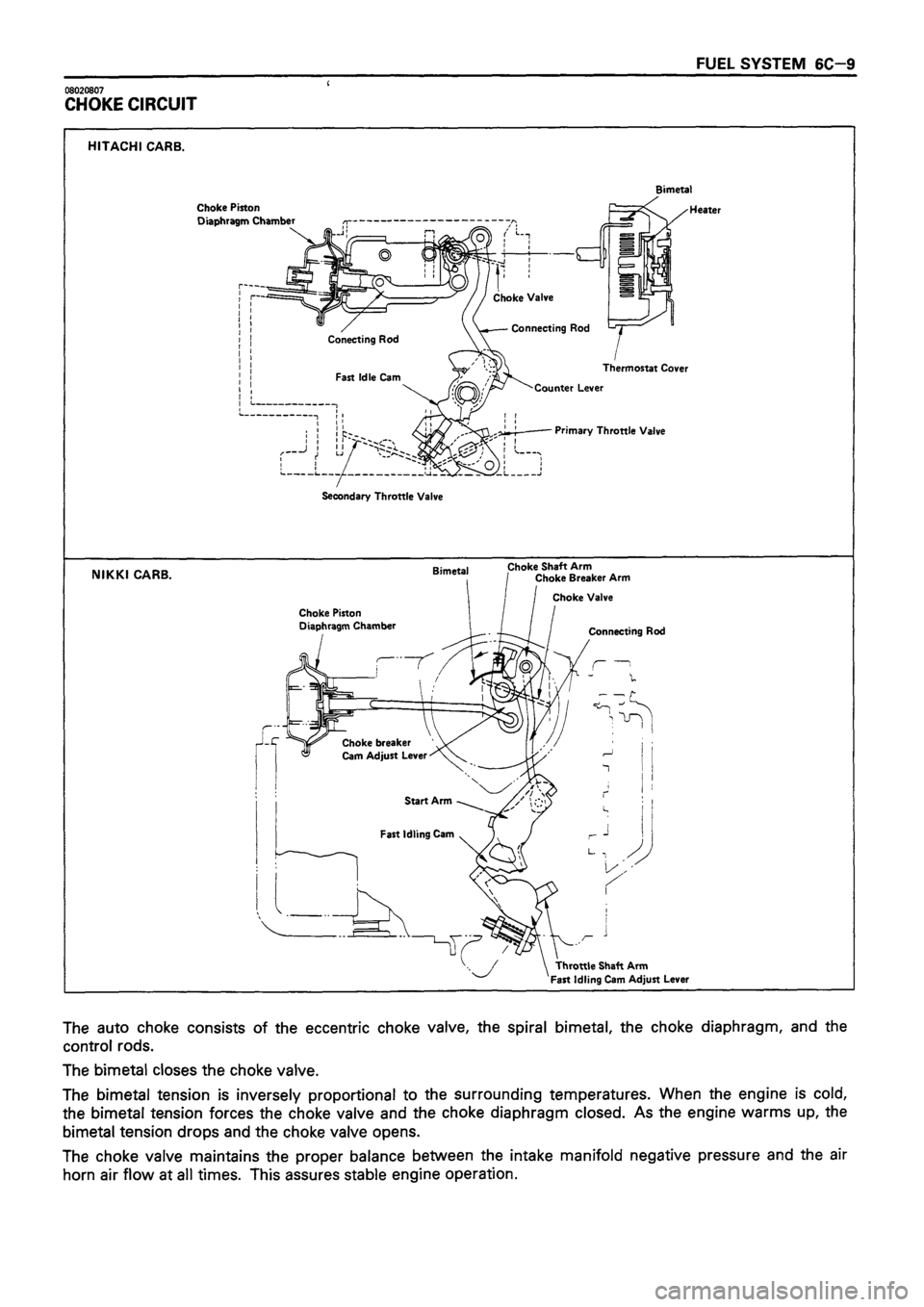 ISUZU DB SERIES 1993  Workshop Manual 