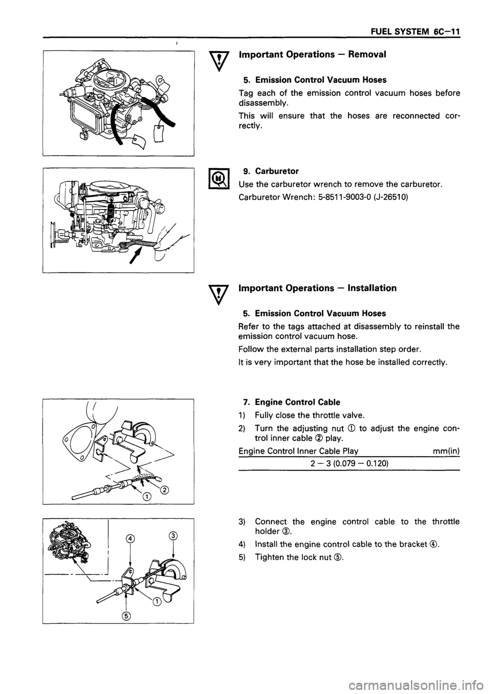 ISUZU DB SERIES 1993  Workshop Manual 