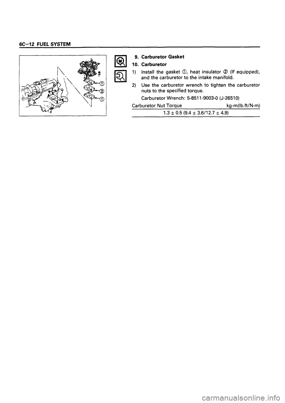 ISUZU DB SERIES 1993  Workshop Manual 