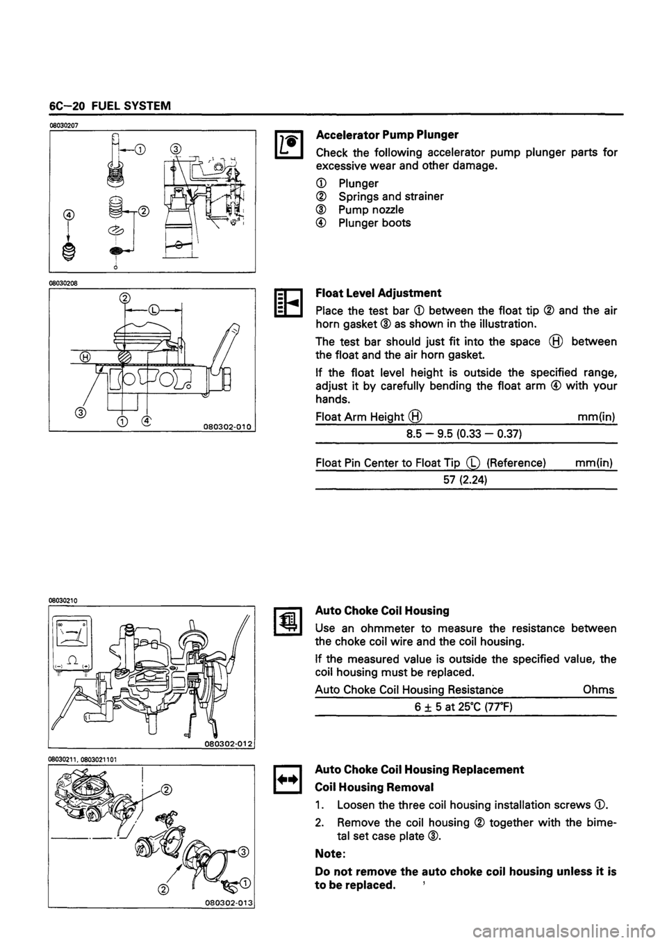 ISUZU DB SERIES 1993  Workshop Manual 