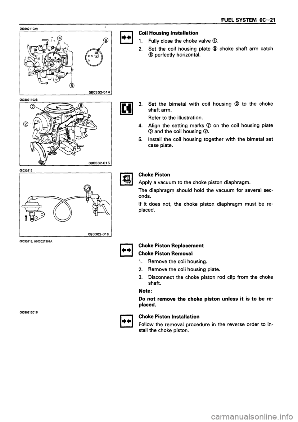 ISUZU DB SERIES 1993  Workshop Manual 