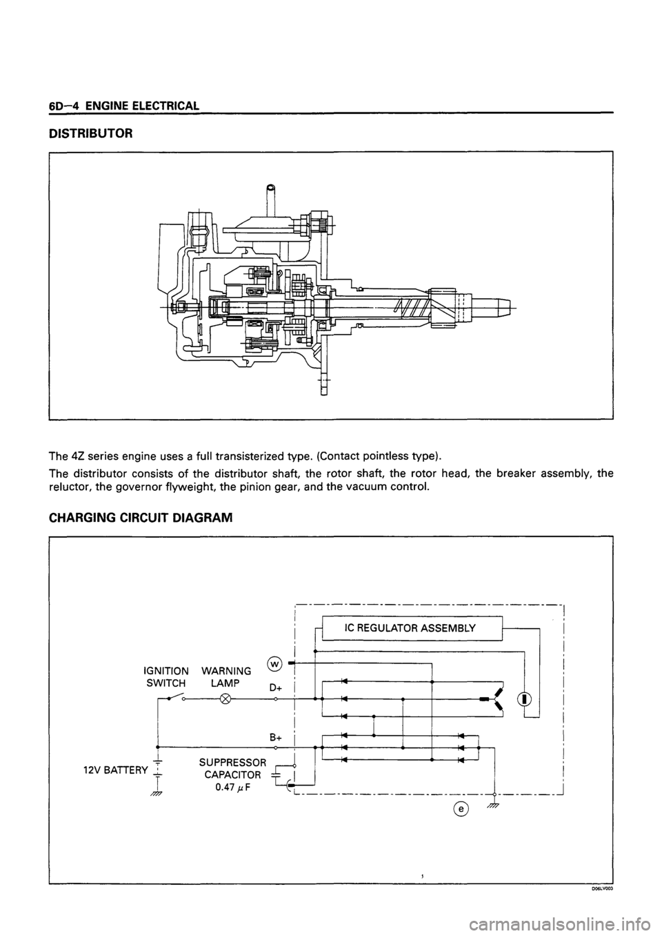ISUZU TF SERIES 1993  Workshop Manual 