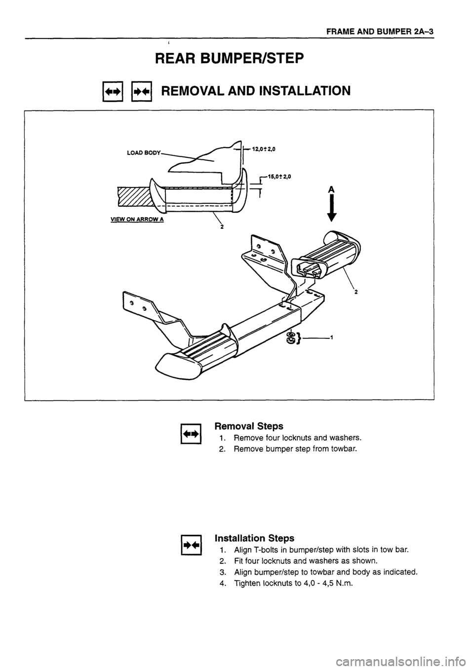 ISUZU TF SERIES 1993 Workshop Manual ISUZU TF SERIES 1993 Workshop Manual