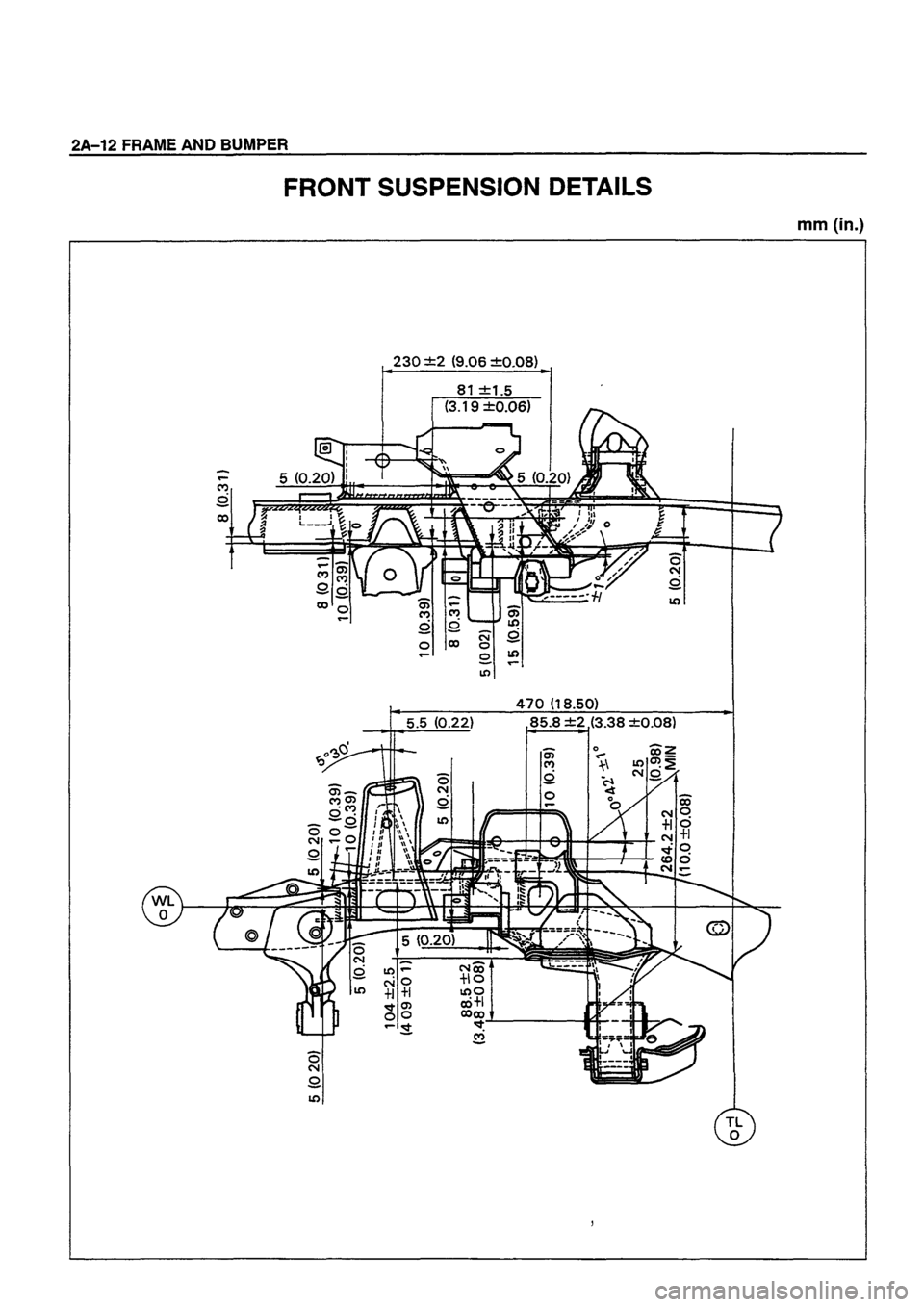 ISUZU TF SERIES 1993  Workshop Manual 