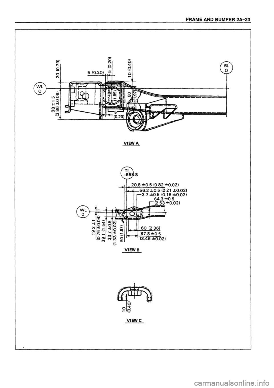 ISUZU TF SERIES 1993  Workshop Manual 