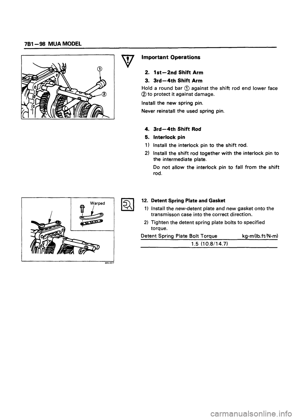 ISUZU TF SERIES 1993 Workshop Manual ISUZU TF SERIES 1993 Workshop Manual