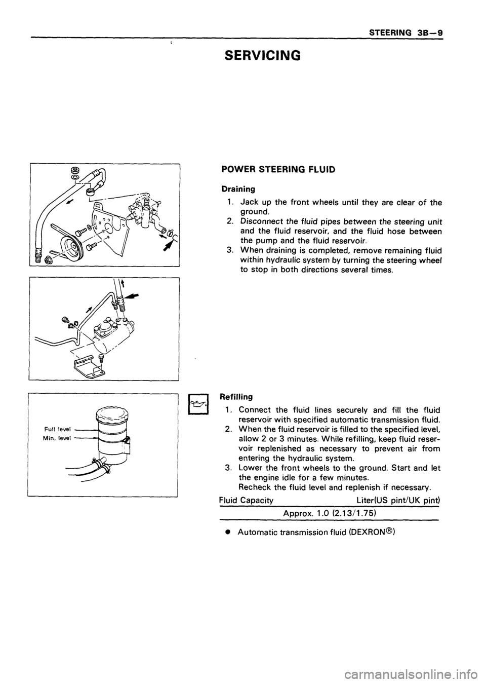ISUZU TF SERIES 1993  Workshop Manual 
