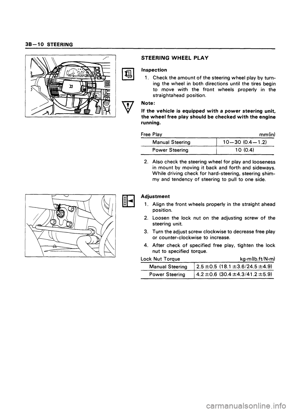 ISUZU TF SERIES 1993  Workshop Manual 