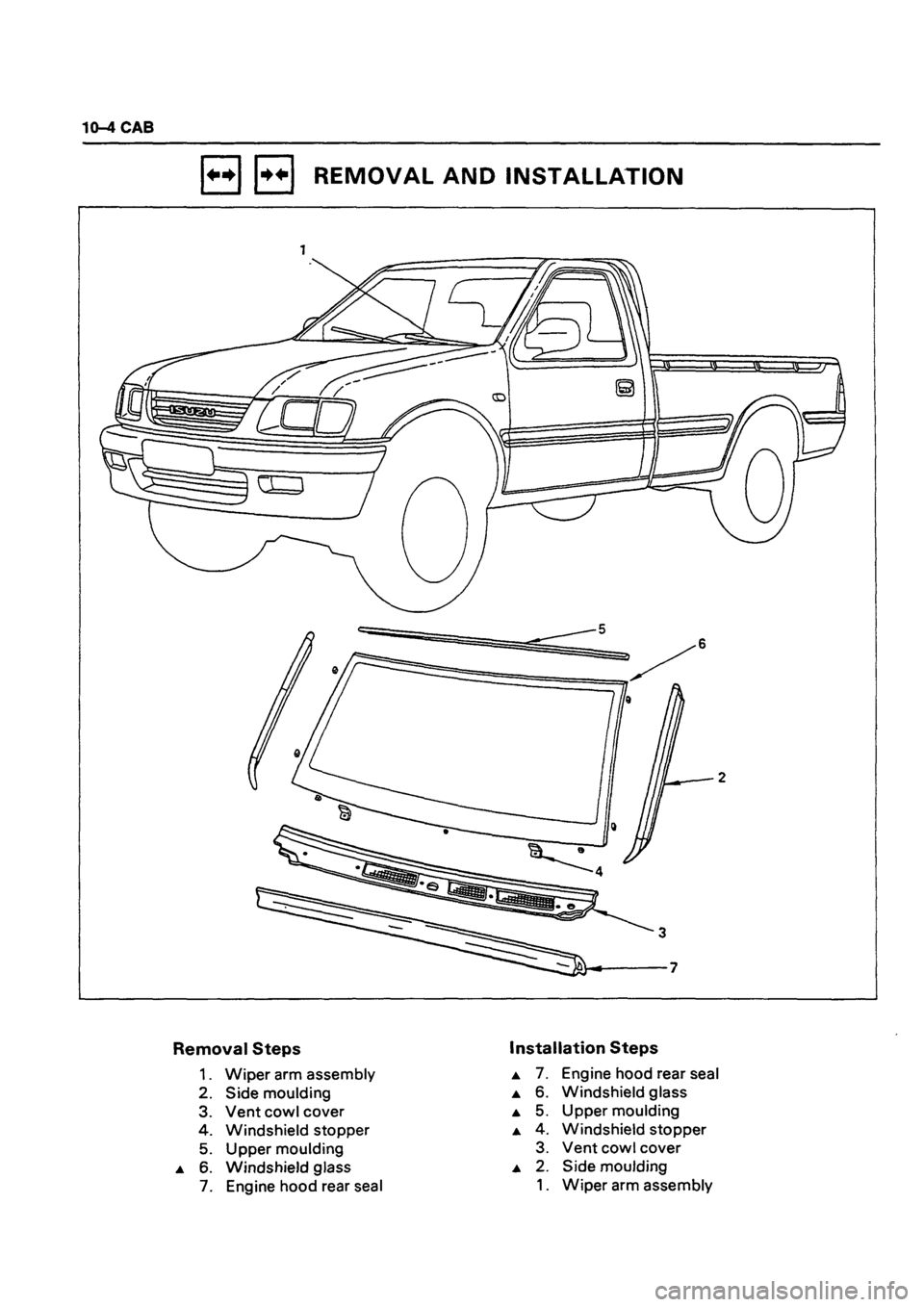 ISUZU TF SERIES 1993 Workshop Manual ISUZU TF SERIES 1993 Workshop Manual