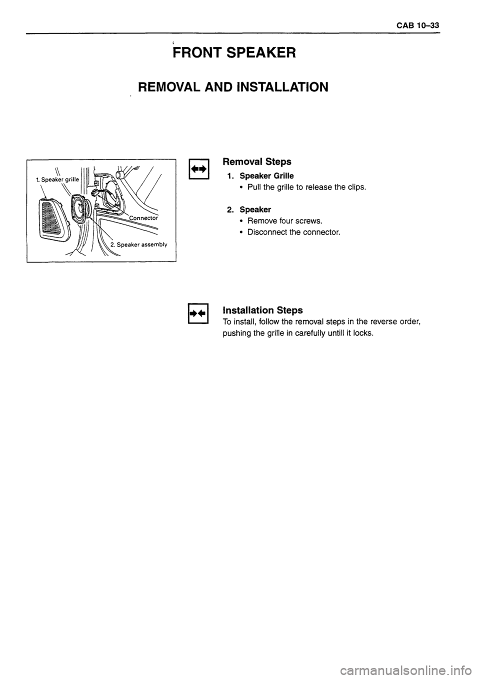 ISUZU TF SERIES 1993 Workshop Manual ISUZU TF SERIES 1993 Workshop Manual