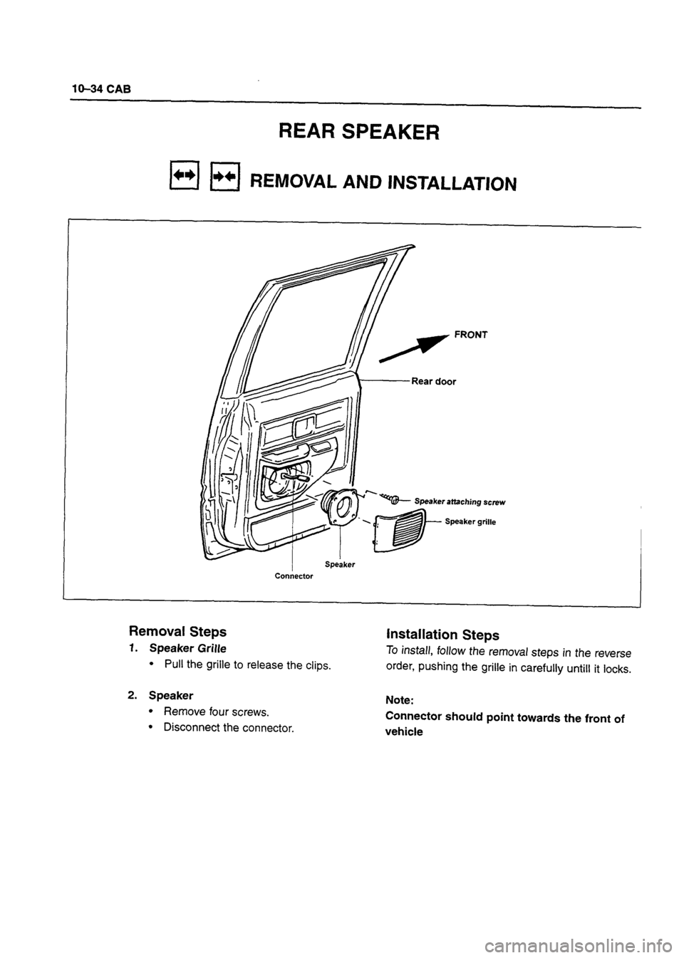ISUZU TF SERIES 1993 Workshop Manual ISUZU TF SERIES 1993 Workshop Manual