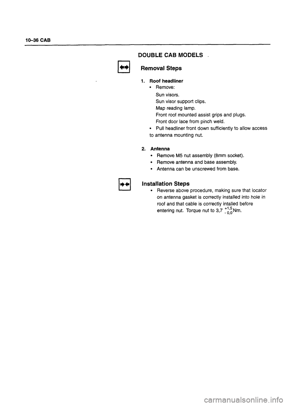 ISUZU TF SERIES 1993 Workshop Manual ISUZU TF SERIES 1993 Workshop Manual