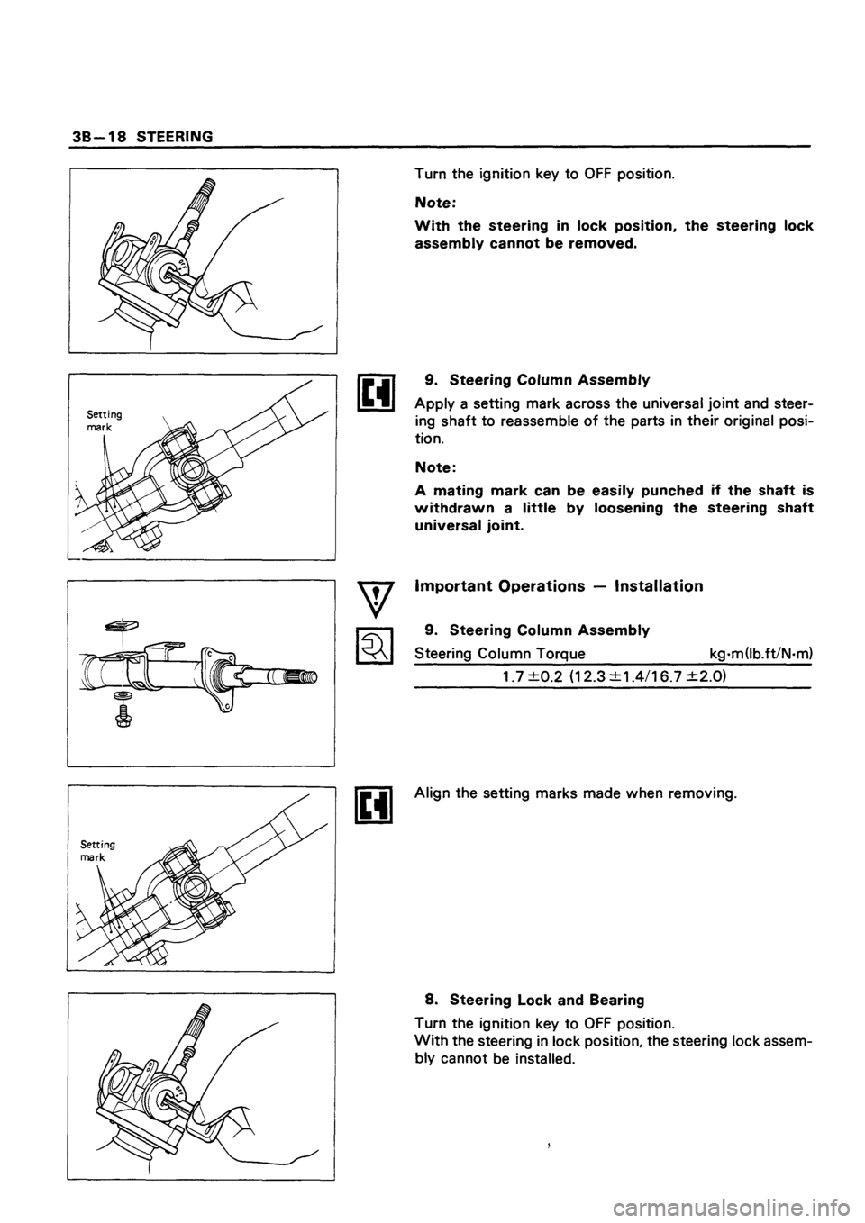 ISUZU TF SERIES 1993 Workshop Manual ISUZU TF SERIES 1993 Workshop Manual