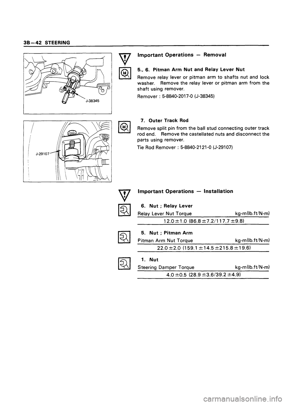 ISUZU TF SERIES 1993 Workshop Manual ISUZU TF SERIES 1993 Workshop Manual