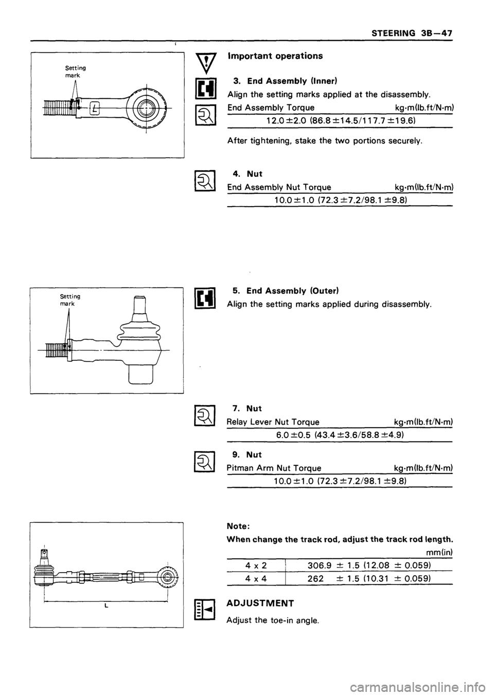ISUZU TF SERIES 1993 Workshop Manual ISUZU TF SERIES 1993 Workshop Manual