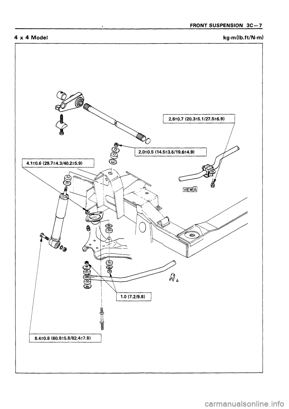 ISUZU TF SERIES 1993  Workshop Manual 