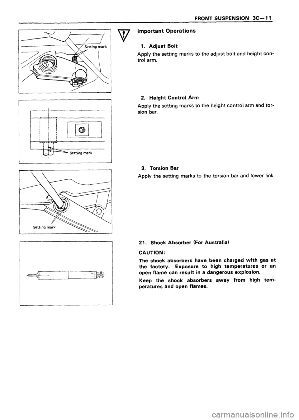 ISUZU TF SERIES 1993  Workshop Manual 