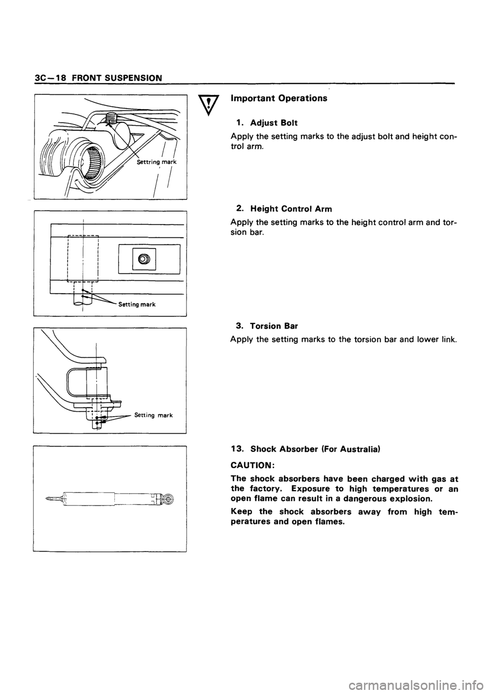 ISUZU TF SERIES 1993  Workshop Manual 