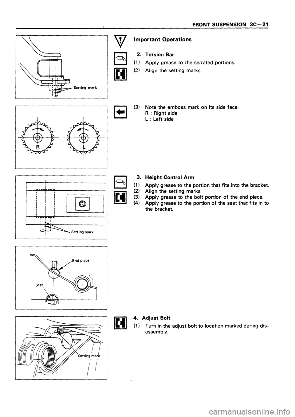 ISUZU TF SERIES 1993  Workshop Manual 
