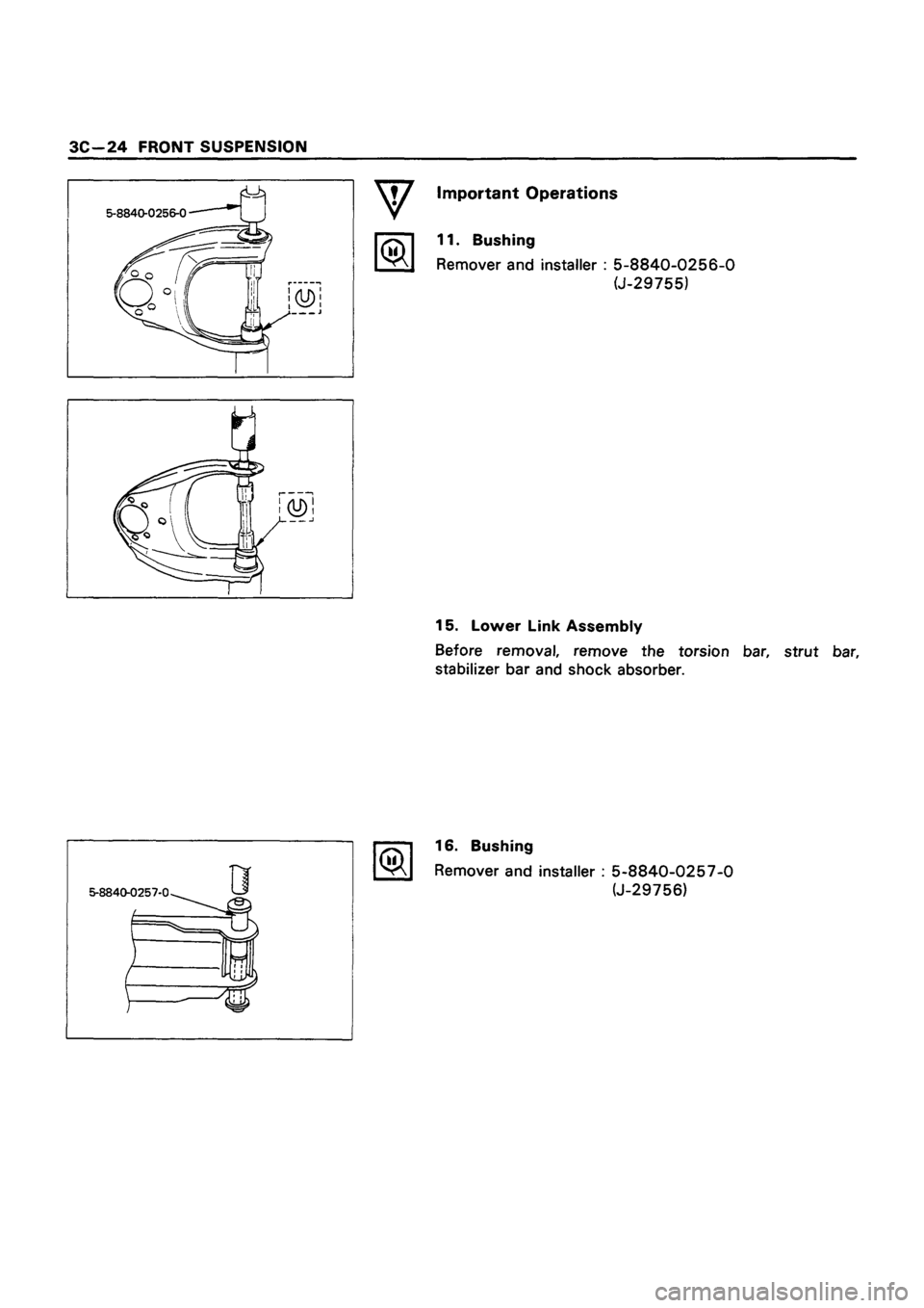 ISUZU TF SERIES 1993  Workshop Manual 