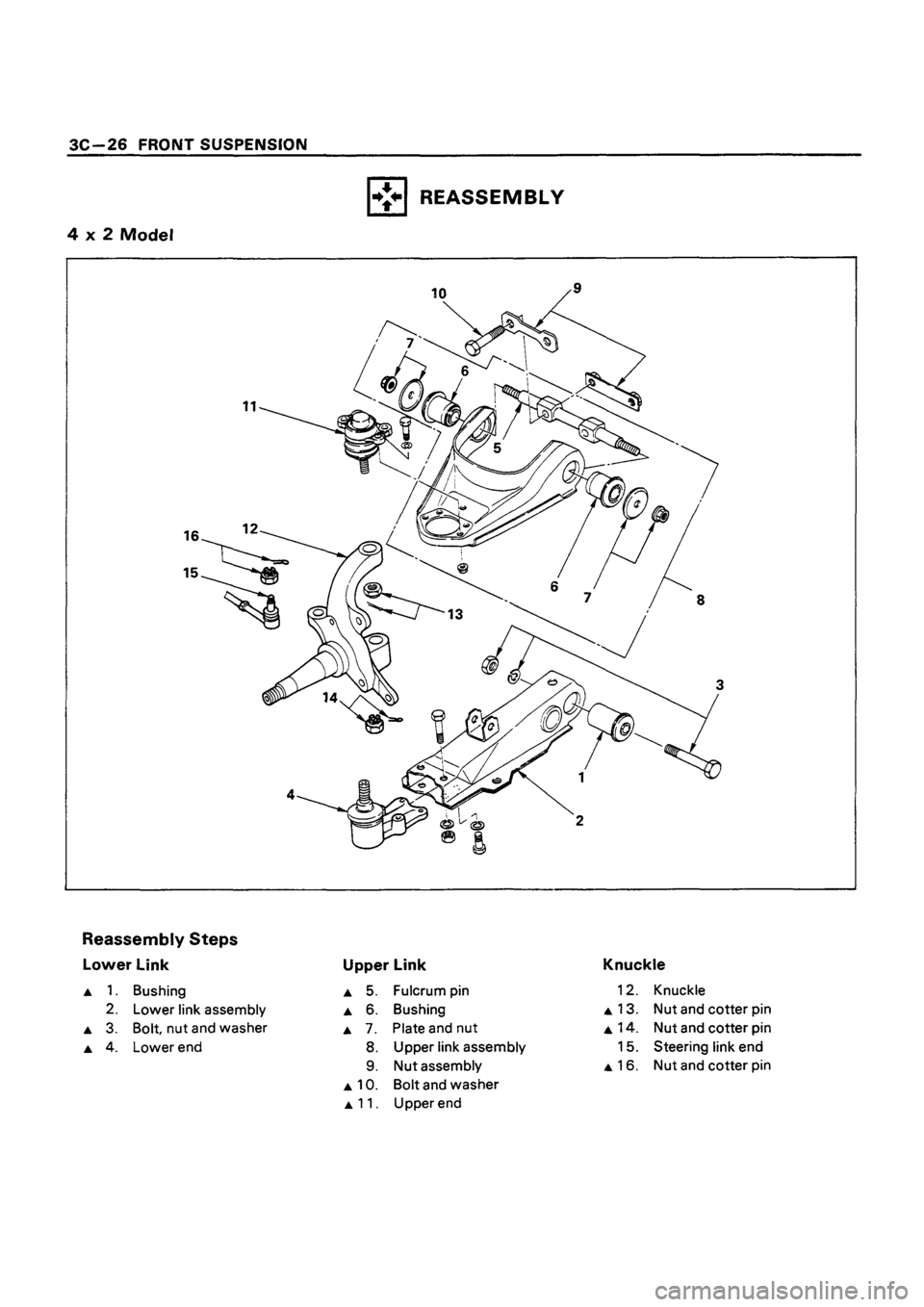 ISUZU TF SERIES 1993  Workshop Manual 