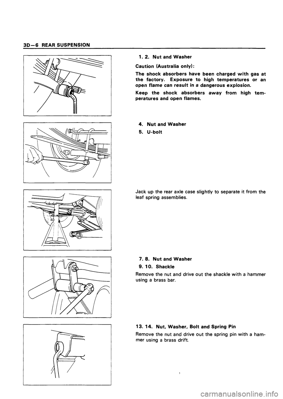 ISUZU TF SERIES 1993  Workshop Manual 