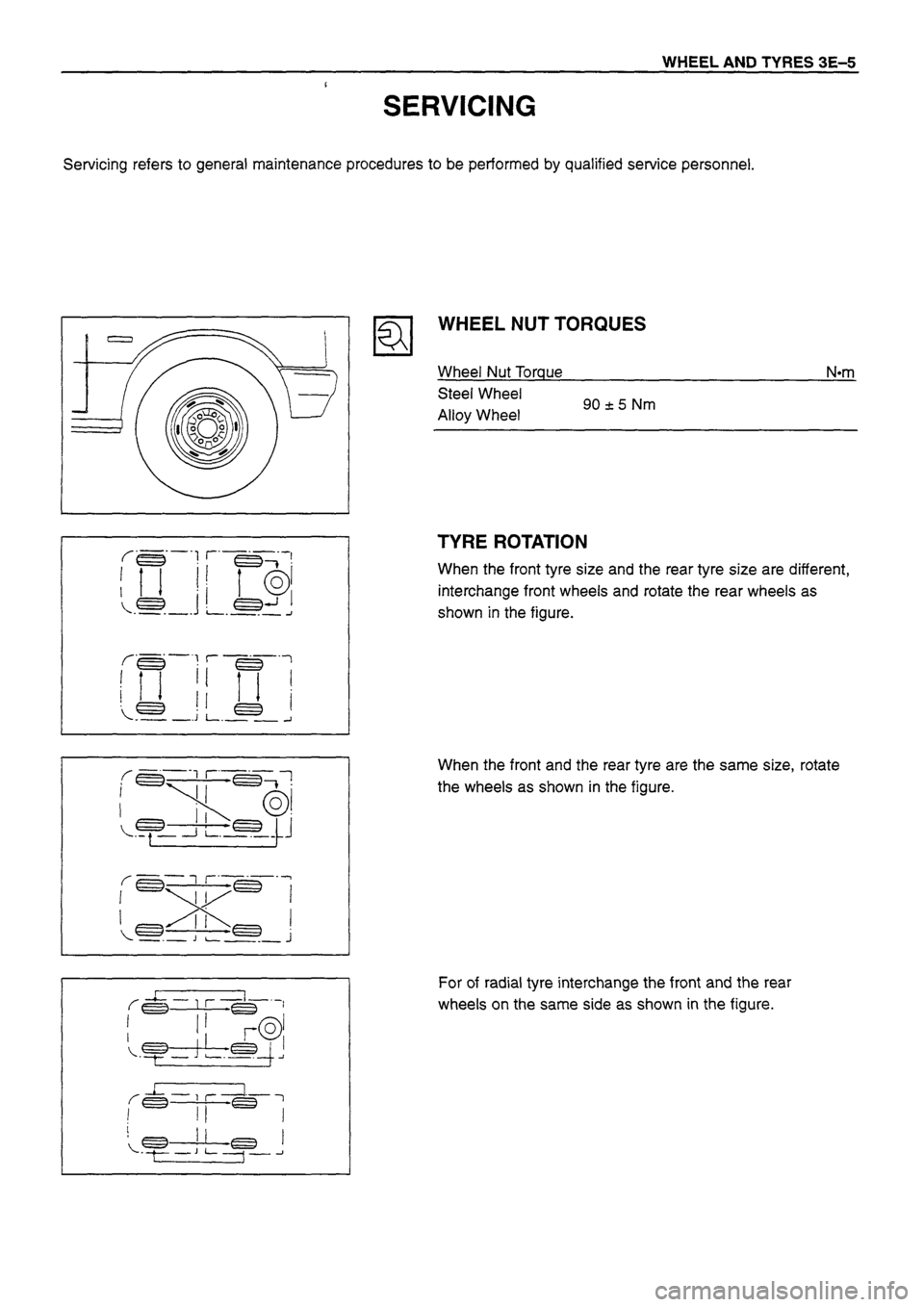 ISUZU TF SERIES 1993  Workshop Manual 