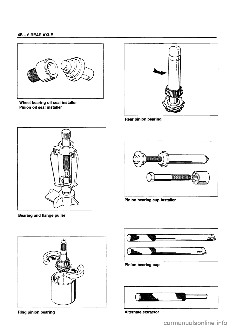 ISUZU TF SERIES 1993  Workshop Manual 