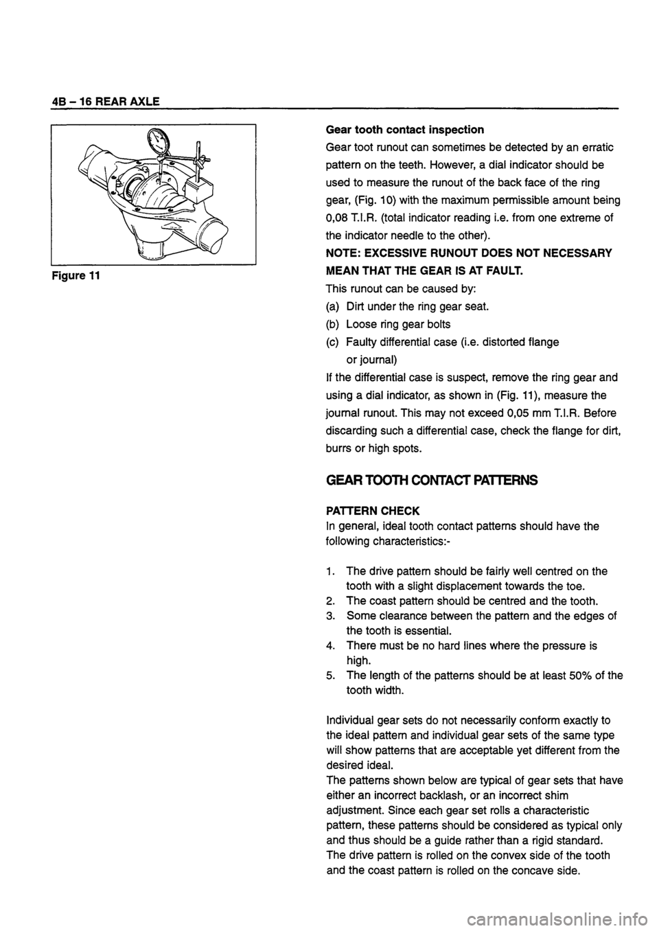 ISUZU TF SERIES 1993  Workshop Manual 
