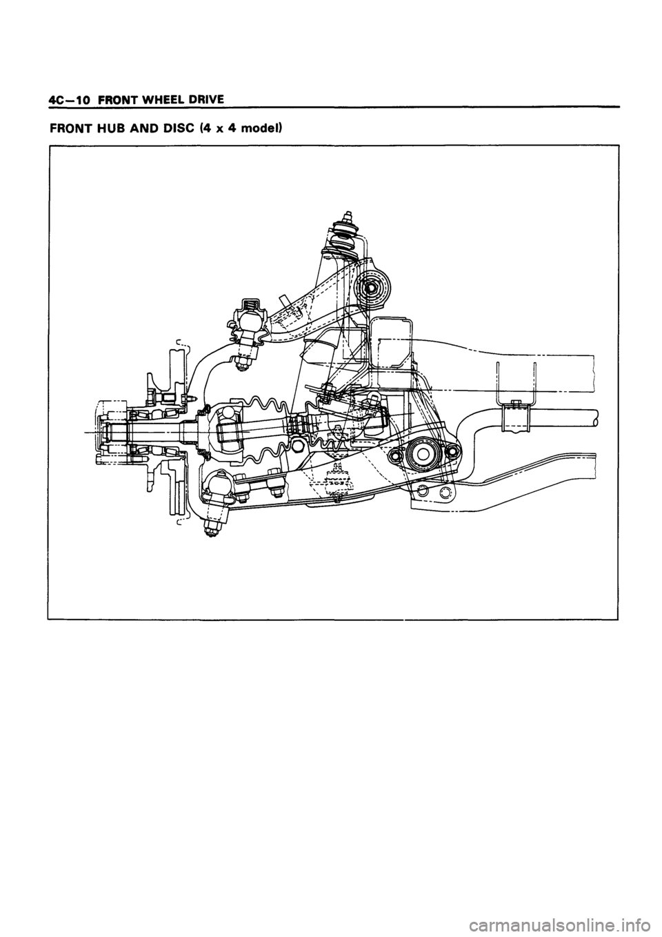 ISUZU TF SERIES 1993  Workshop Manual 