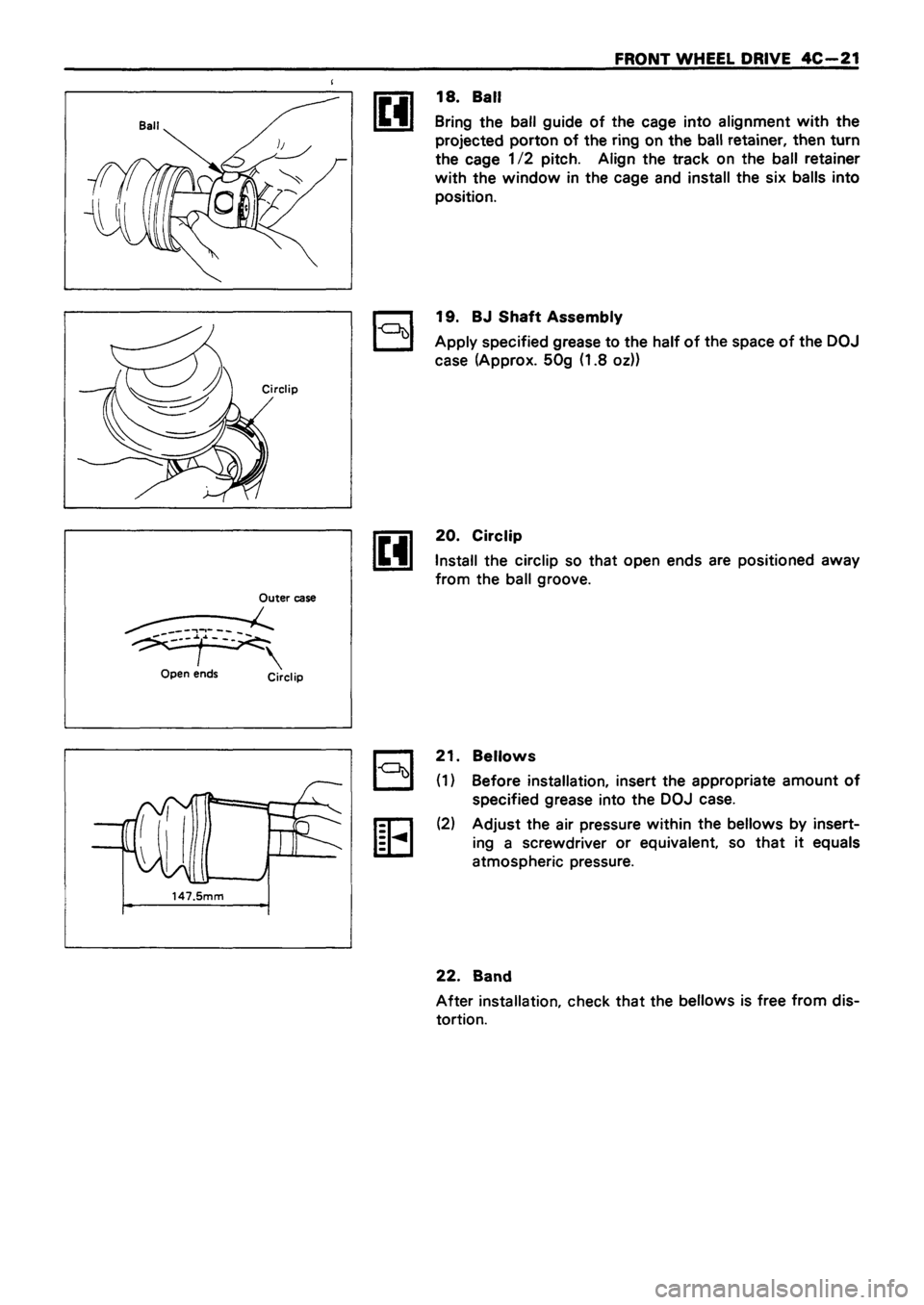 ISUZU TF SERIES 1993 Workshop Manual ISUZU TF SERIES 1993 Workshop Manual
