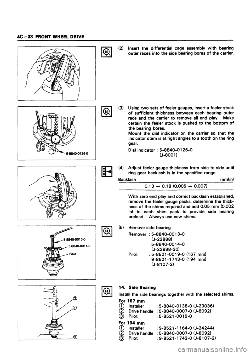 ISUZU TF SERIES 1993 Workshop Manual ISUZU TF SERIES 1993 Workshop Manual