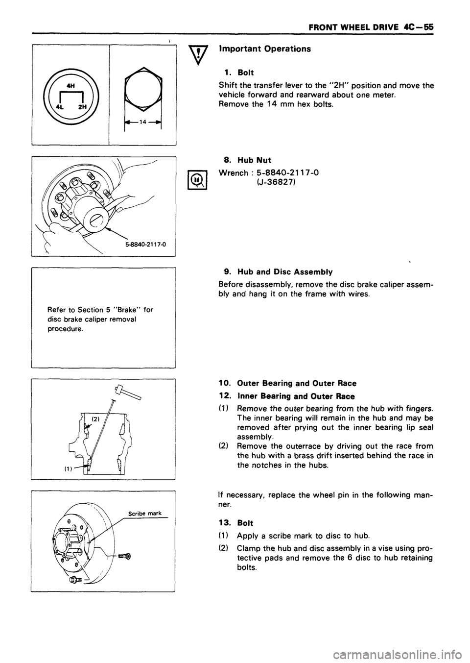ISUZU TF SERIES 1993 Workshop Manual ISUZU TF SERIES 1993 Workshop Manual