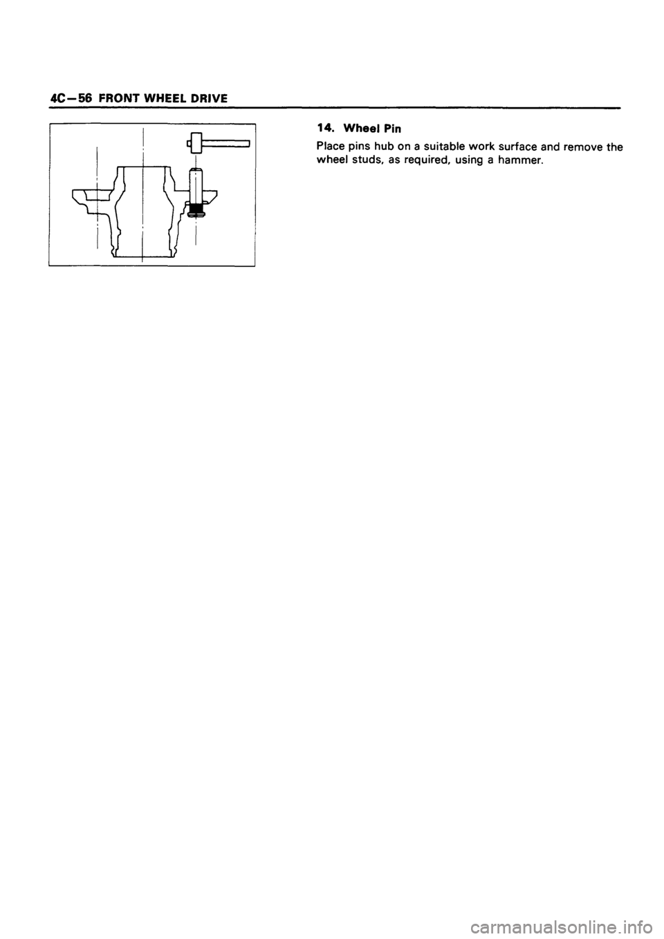 ISUZU TF SERIES 1993  Workshop Manual 