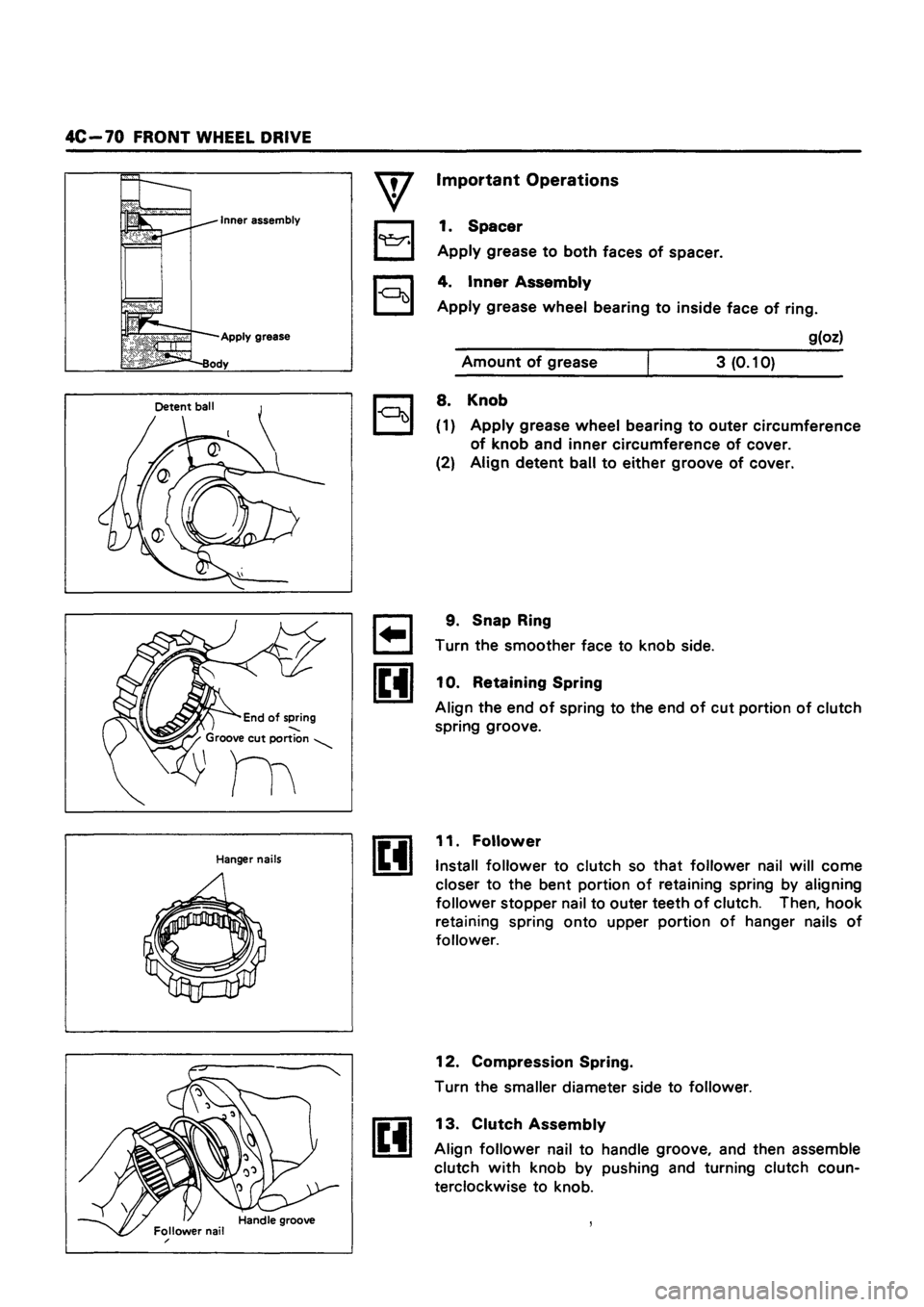 ISUZU TF SERIES 1993  Workshop Manual 