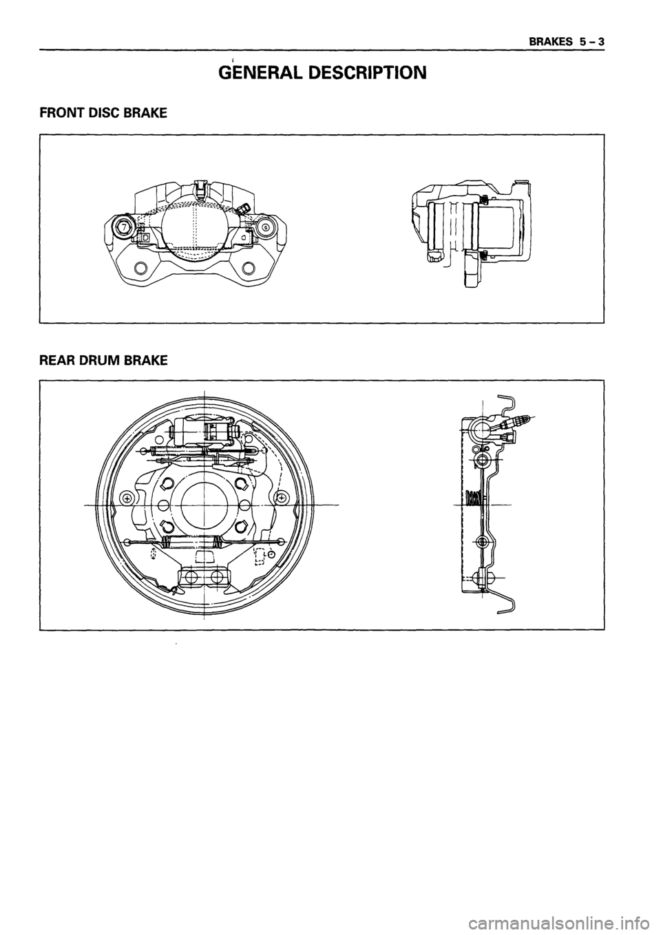 ISUZU TF SERIES 1993  Workshop Manual 
