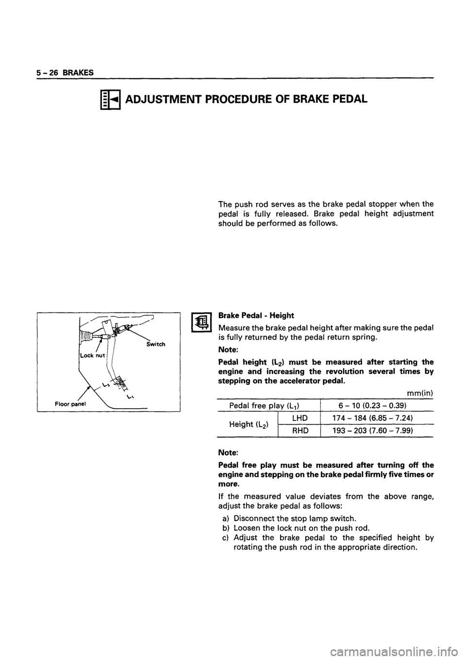 ISUZU TF SERIES 1993  Workshop Manual 