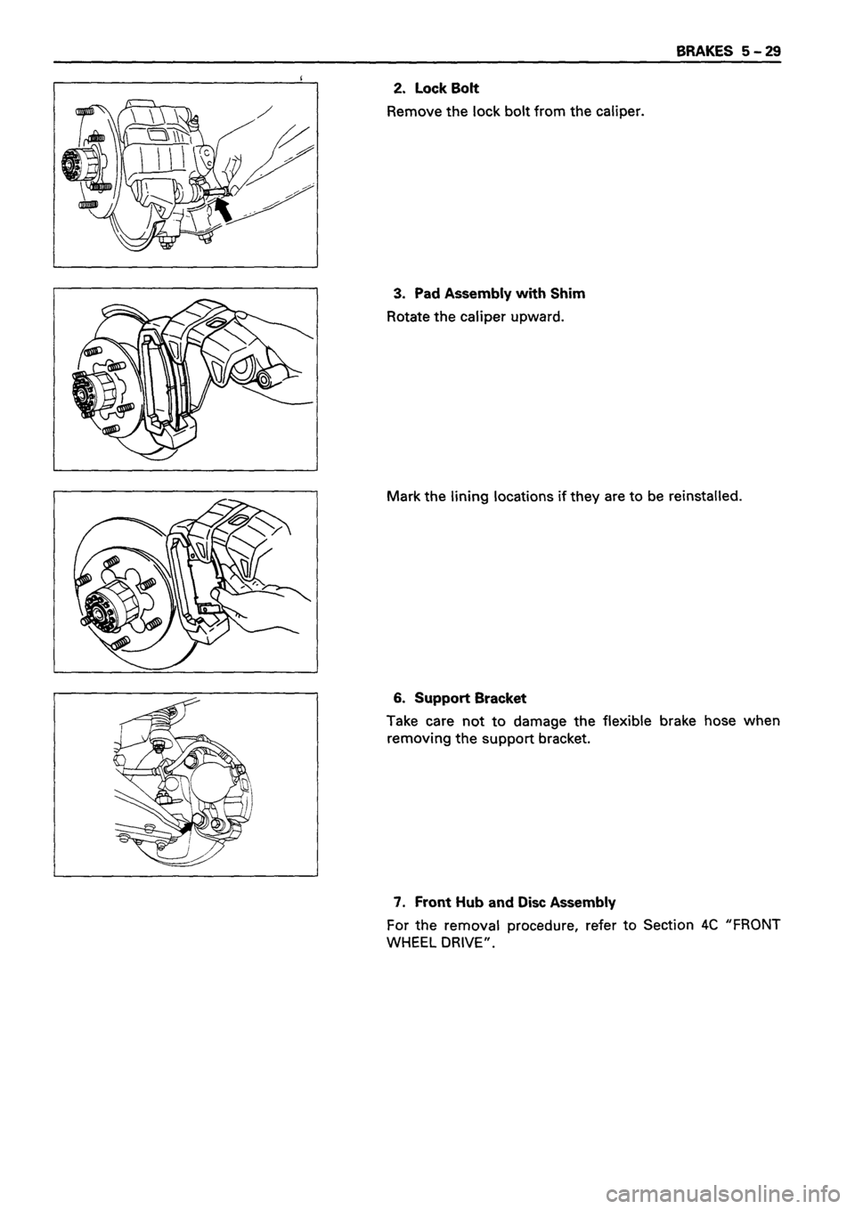 ISUZU TF SERIES 1993  Workshop Manual 