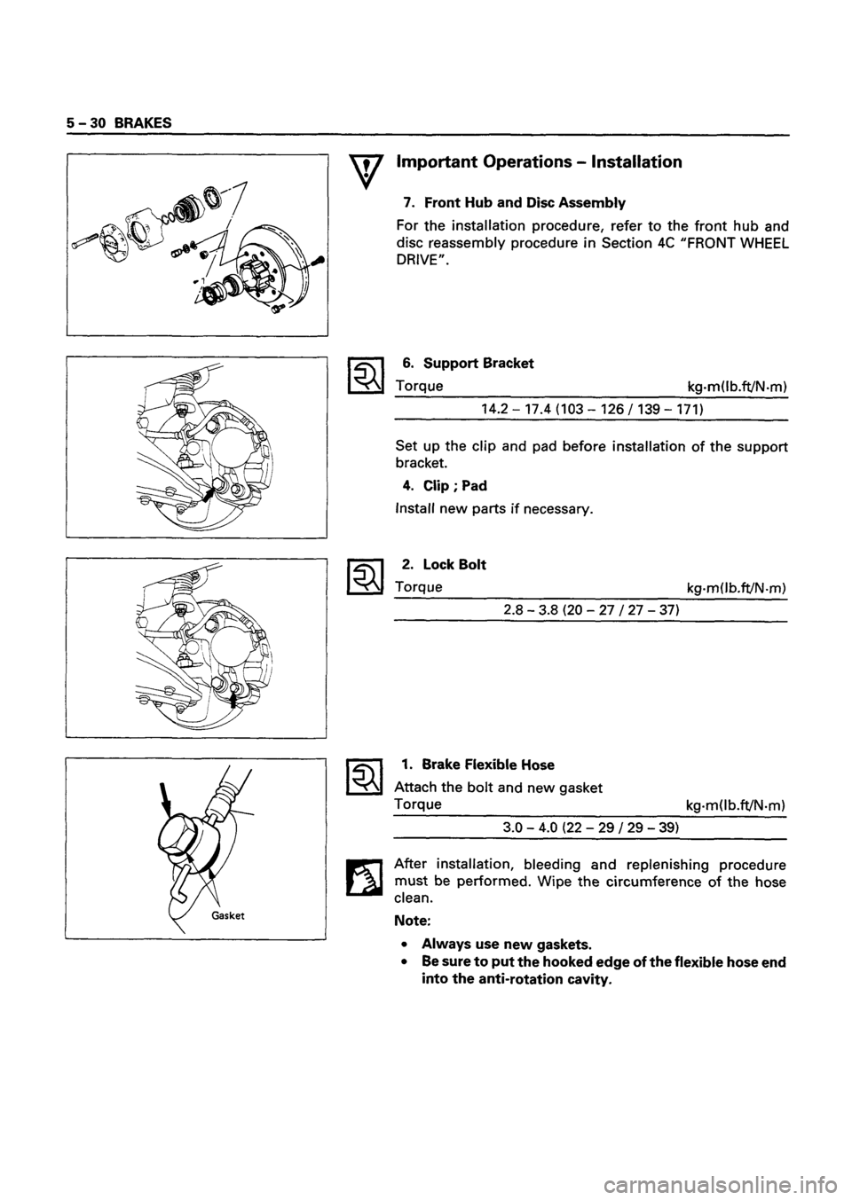 ISUZU TF SERIES 1993 Workshop Manual ISUZU TF SERIES 1993 Workshop Manual