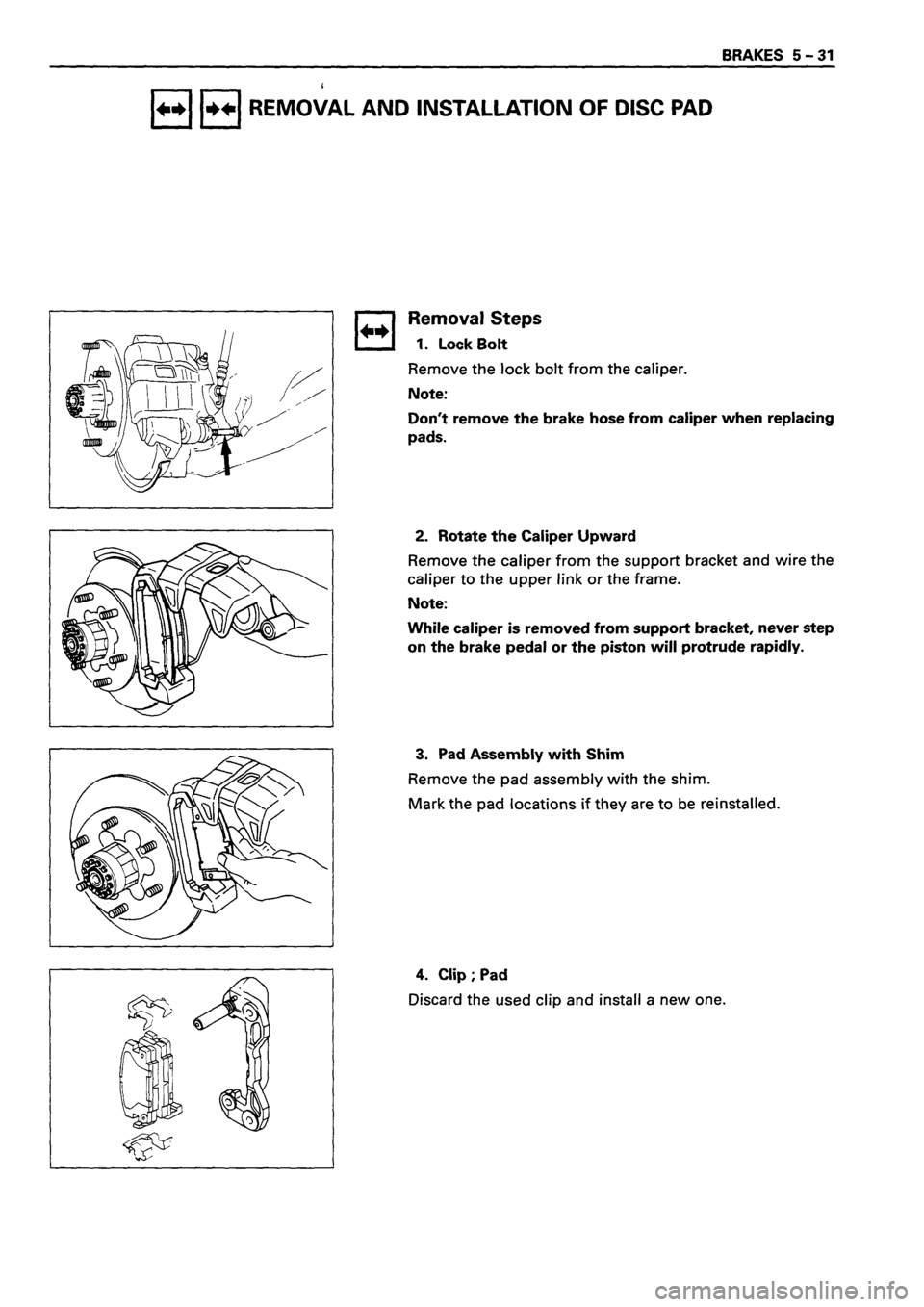 ISUZU TF SERIES 1993 Workshop Manual ISUZU TF SERIES 1993 Workshop Manual