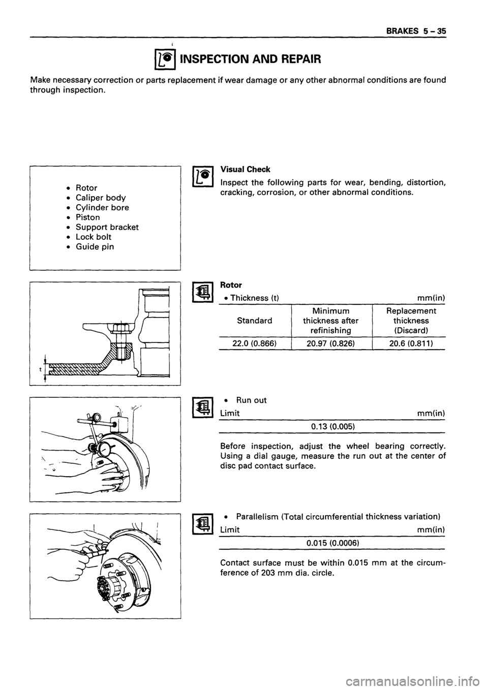 ISUZU TF SERIES 1993 Workshop Manual ISUZU TF SERIES 1993 Workshop Manual