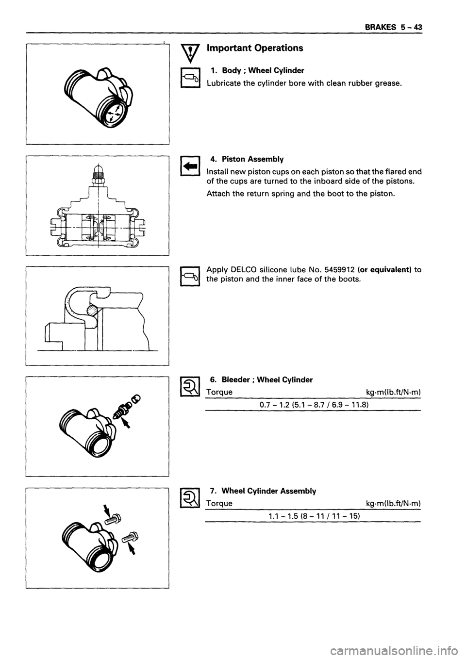 ISUZU TF SERIES 1993 Workshop Manual ISUZU TF SERIES 1993 Workshop Manual