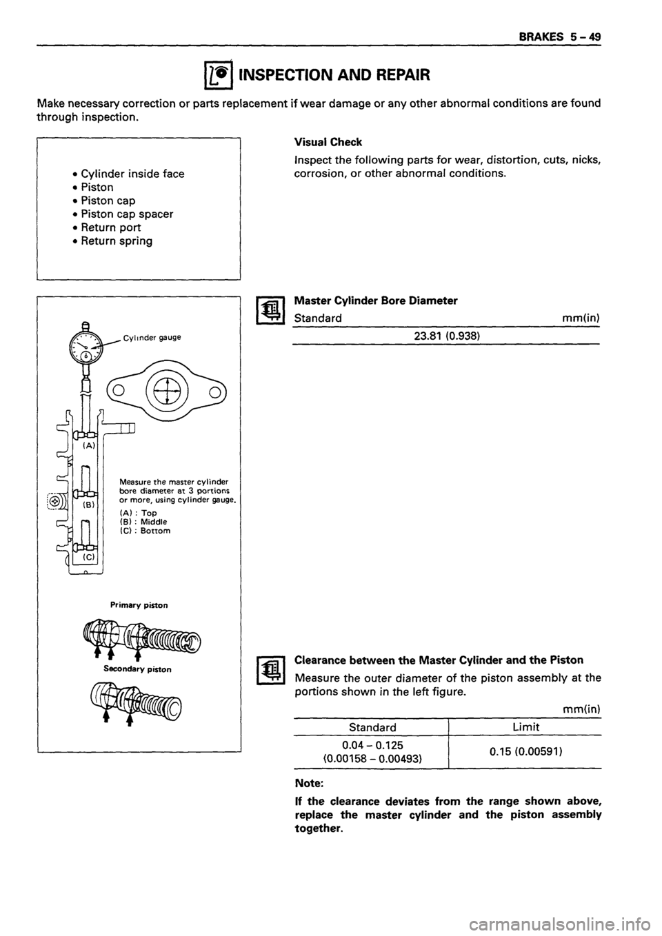 ISUZU TF SERIES 1993 Workshop Manual ISUZU TF SERIES 1993 Workshop Manual
