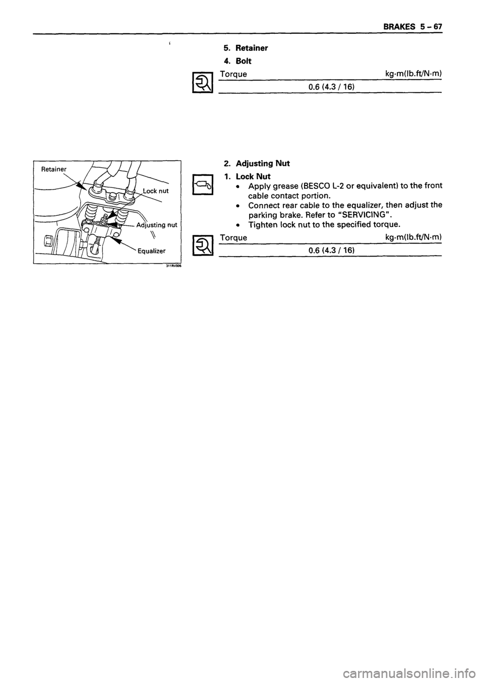 ISUZU TF SERIES 1993 Workshop Manual ISUZU TF SERIES 1993 Workshop Manual