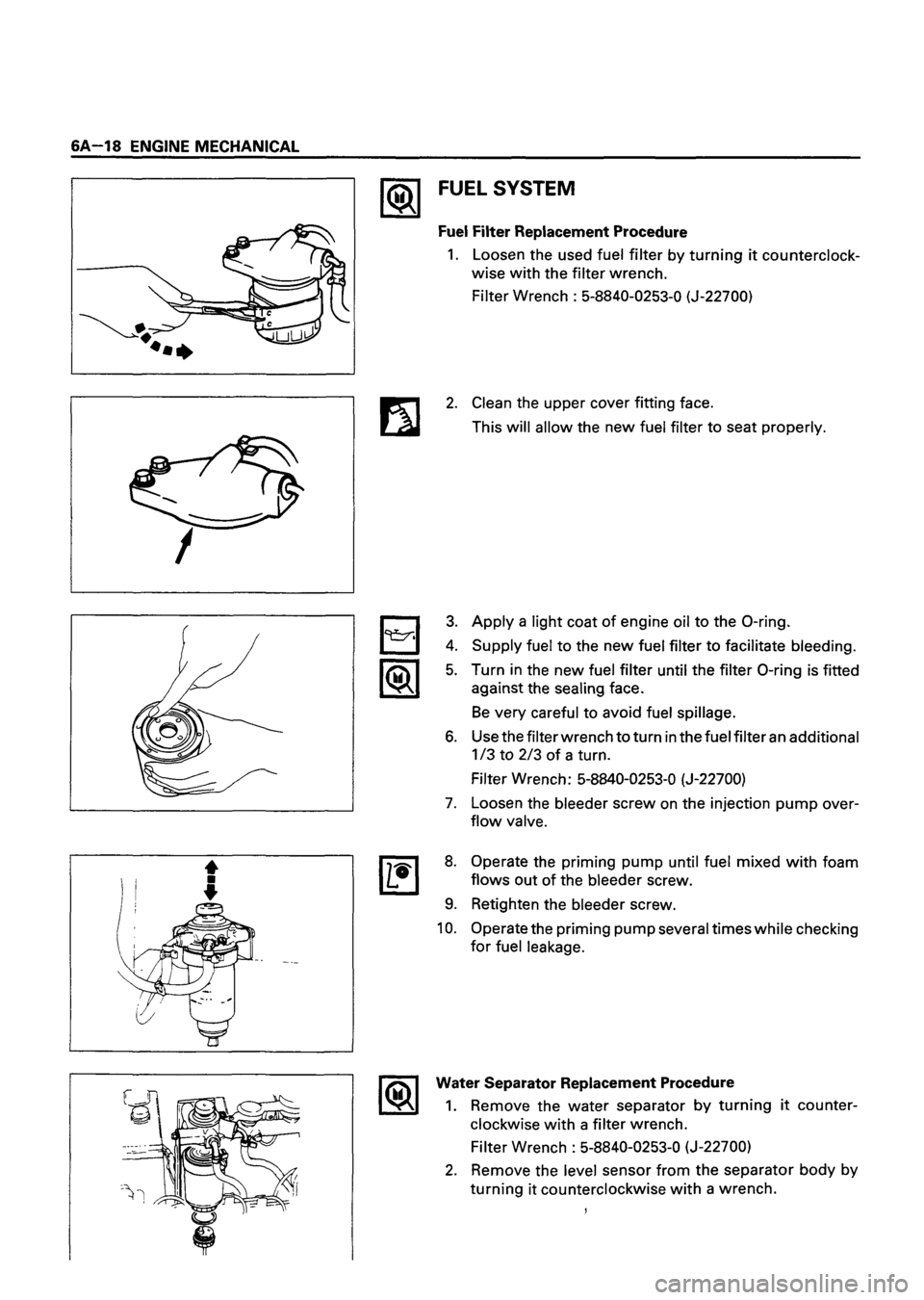 ISUZU TF SERIES 1993 Workshop Manual ISUZU TF SERIES 1993 Workshop Manual