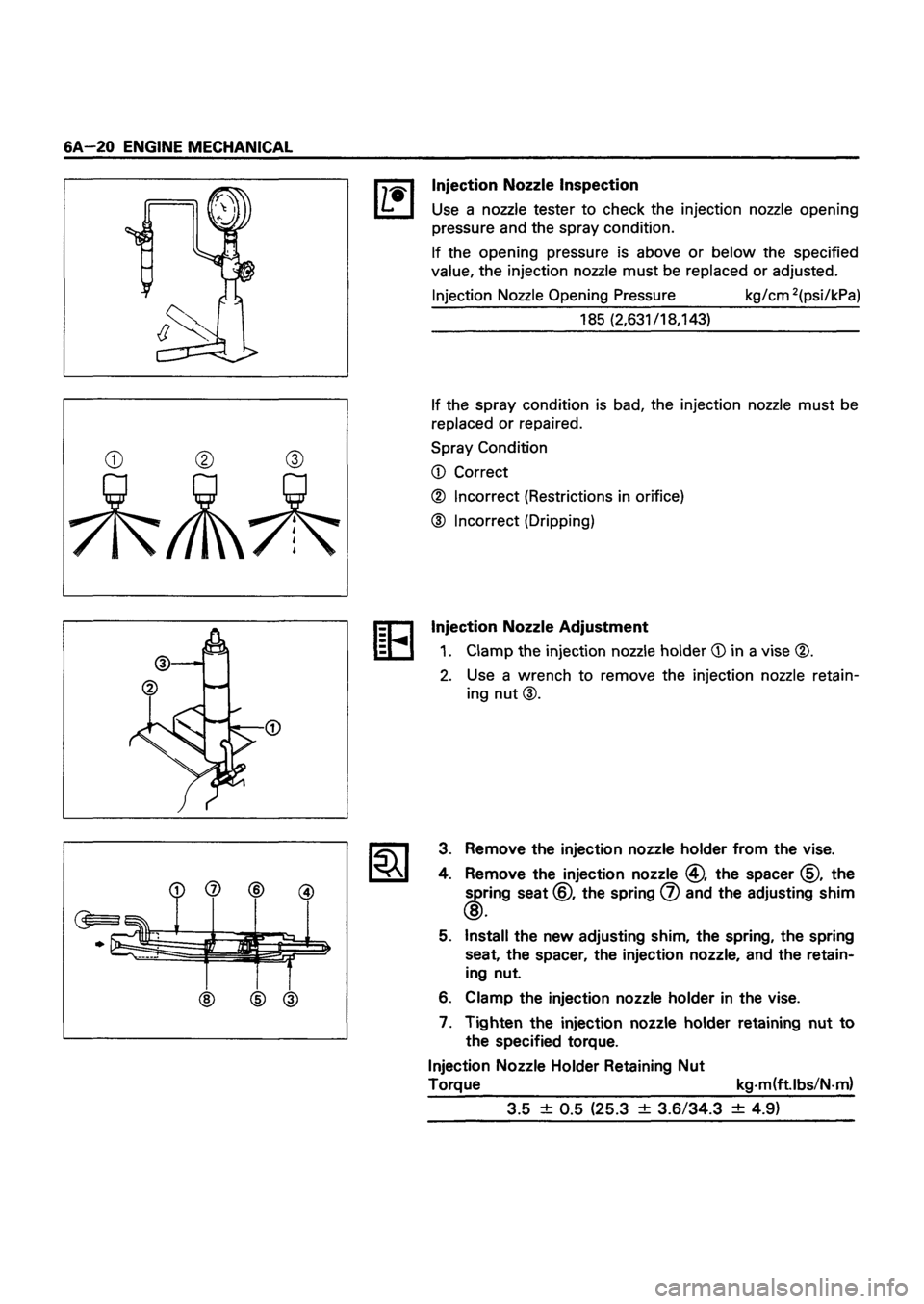 ISUZU TF SERIES 1993 Workshop Manual ISUZU TF SERIES 1993 Workshop Manual