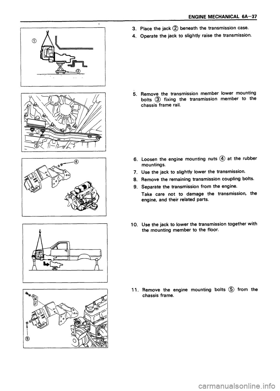 ISUZU TF SERIES 1993 Workshop Manual ISUZU TF SERIES 1993 Workshop Manual