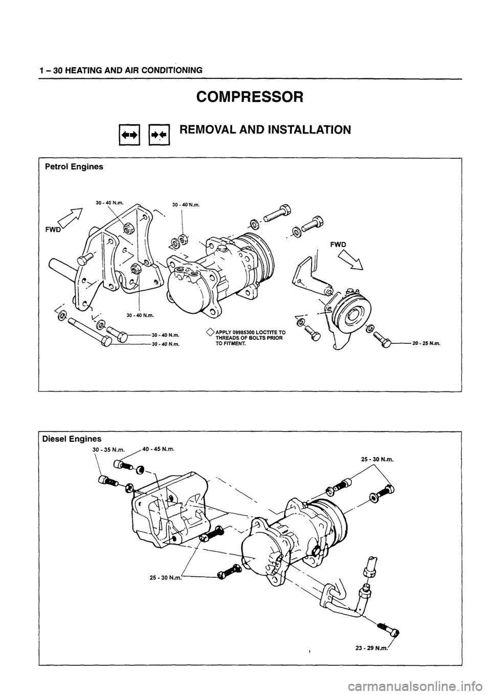 ISUZU TF SERIES 1993 Repair Manual ISUZU TF SERIES 1993 Repair Manual